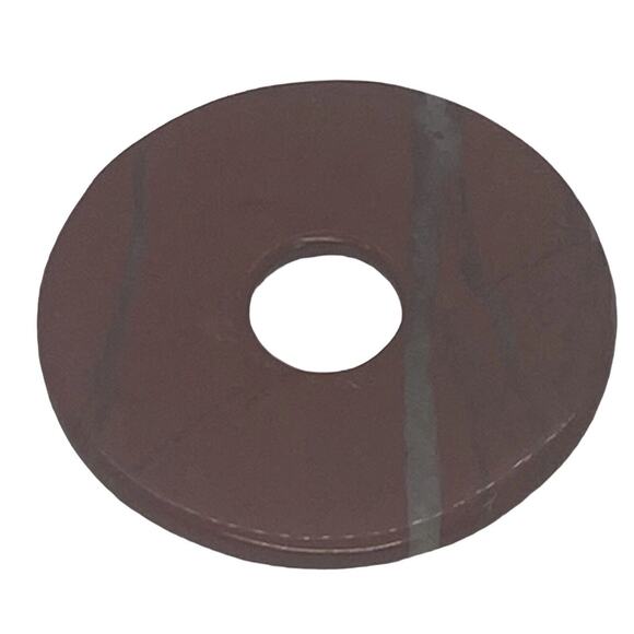 Fashion Red Jasper Round Pendant Polished 2 1/8” Disc Unisex Mother's Day Gift - Picture 3 of 14